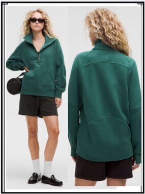 Lululemon Scuba Oversized Funnel-Neck Half Zip *Long
